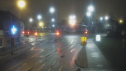 Křižovatka ulic Komenského a Velké Novosady