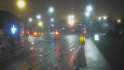 Křižovatka ulic Komenského a Velké Novosady