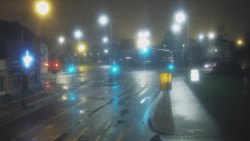 Křižovatka ulic Komenského a Velké Novosady