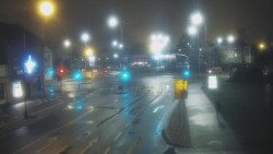 Křižovatka ulic Komenského a Velké Novosady