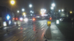 Křižovatka ulic Komenského a Velké Novosady