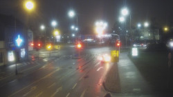 Křižovatka ulic Komenského a Velké Novosady