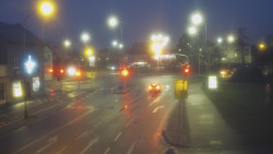 Křižovatka ulic Komenského a Velké Novosady