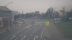 Křižovatka ulic Komenského a Velké Novosady