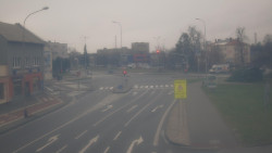 Křižovatka ulic Komenského a Velké Novosady