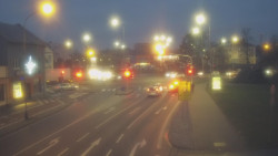 Křižovatka ulic Komenského a Velké Novosady