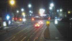 Křižovatka ulic Komenského a Velké Novosady