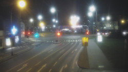 Křižovatka ulic Komenského a Velké Novosady