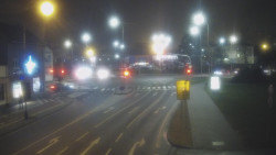 Křižovatka ulic Komenského a Velké Novosady