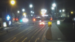 Křižovatka ulic Komenského a Velké Novosady