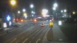 Křižovatka ulic Komenského a Velké Novosady