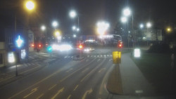 Křižovatka ulic Komenského a Velké Novosady