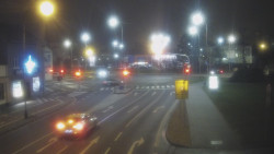 Křižovatka ulic Komenského a Velké Novosady