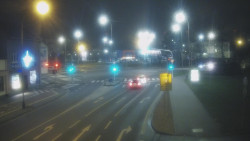 Křižovatka ulic Komenského a Velké Novosady