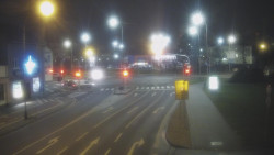 Křižovatka ulic Komenského a Velké Novosady