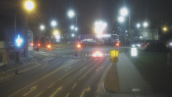 Křižovatka ulic Komenského a Velké Novosady