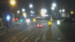 Křižovatka ulic Komenského a Velké Novosady