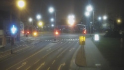 Křižovatka ulic Komenského a Velké Novosady