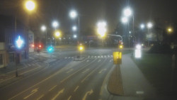 Křižovatka ulic Komenského a Velké Novosady