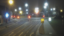 Křižovatka ulic Komenského a Velké Novosady