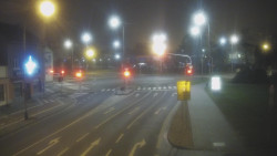 Křižovatka ulic Komenského a Velké Novosady