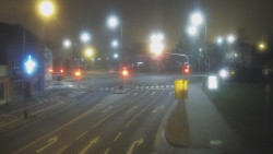 Křižovatka ulic Komenského a Velké Novosady