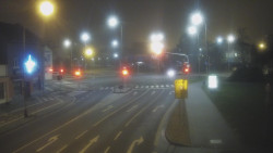 Křižovatka ulic Komenského a Velké Novosady