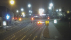 Křižovatka ulic Komenského a Velké Novosady