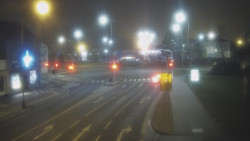 Křižovatka ulic Komenského a Velké Novosady