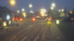 Křižovatka ulic Komenského a Velké Novosady