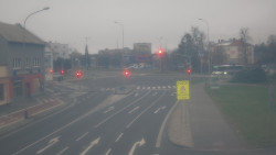 Křižovatka ulic Komenského a Velké Novosady