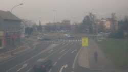 Křižovatka ulic Komenského a Velké Novosady