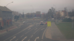 Křižovatka ulic Komenského a Velké Novosady