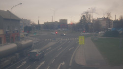 Křižovatka ulic Komenského a Velké Novosady