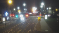 Křižovatka ulic Komenského a Velké Novosady