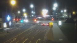 Křižovatka ulic Komenského a Velké Novosady