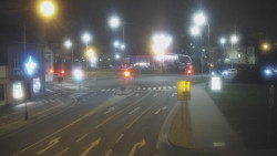 Křižovatka ulic Komenského a Velké Novosady