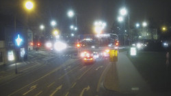 Křižovatka ulic Komenského a Velké Novosady