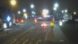 Křižovatka ulic Komenského a Velké Novosady