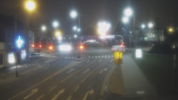 Křižovatka ulic Komenského a Velké Novosady