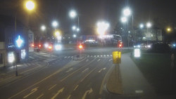 Křižovatka ulic Komenského a Velké Novosady