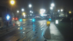 Křižovatka ulic Komenského a Velké Novosady