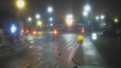 Křižovatka ulic Komenského a Velké Novosady