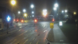 Křižovatka ulic Komenského a Velké Novosady