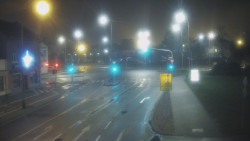 Křižovatka ulic Komenského a Velké Novosady