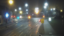 Křižovatka ulic Komenského a Velké Novosady