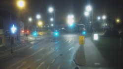 Křižovatka ulic Komenského a Velké Novosady