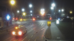 Křižovatka ulic Komenského a Velké Novosady