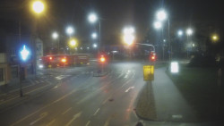 Křižovatka ulic Komenského a Velké Novosady