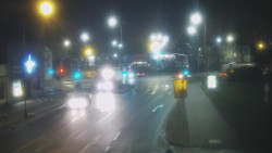 Křižovatka ulic Komenského a Velké Novosady